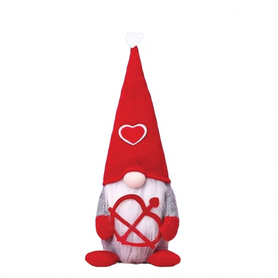Valentine gnome τσόχινος νάνος 13Χ10Χ35cm
