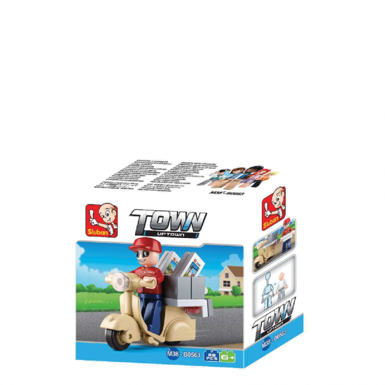 Sluban B0563 Town Courier 29 pcs