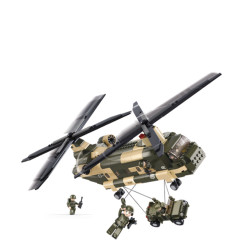 Sluban M38-B0508 Army transport helicopter 520 pcs