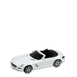 Bburago 18-30241 μινιατούρα Mercedes benz sls amg roadster λευκό
