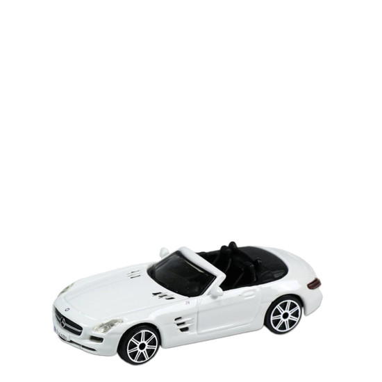 Bburago 18-30241 μινιατούρα Mercedes benz sls amg roadster λευκό