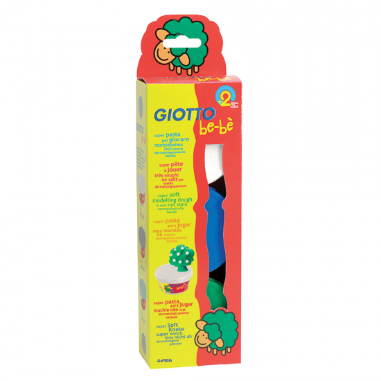 Giotto bebe 462503 πλαστοζυμαράκια μπλε-άσπρο-πράσινο 3x100γρ