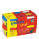 Giotto bebe 464901 πλαστοζυμαράκια μπλε-άσπρο-κόκκινο-κίτρινο 4x100γρ