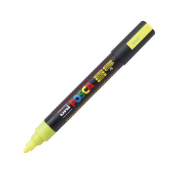 Uni Posca 5M μαρκαδόρος φωσφοριζέ κίτρινο 1.8-2.5mm