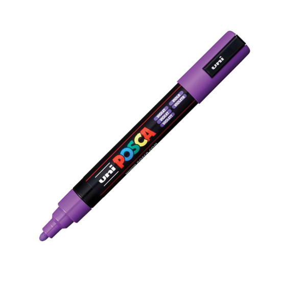 Uni Posca 5M μαρκαδόρος βιολετί 1.8-2.5mm