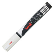 Uni Chalk PWE-5M μαρκαδόρος κιμωλίας λευκό 1.8-2.5mm