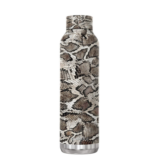 Quokka 11855 μπουκάλι ανοξείδωτο 630ml solid snake print