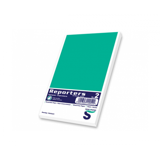 Skag Notepad Νο2 σημειωματάριο λευκό 9Χ14,8 κολλητό