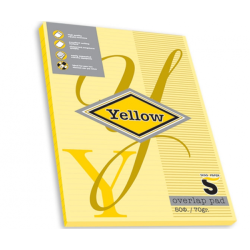 Skag Yellow Overlap μπλοκ ριγέ Α4 50φ κολλητό άνω