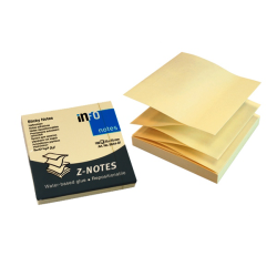 Info Ζ-notes 5644-01 χαρτάκια σημειώσεων 75x75 100φ κίτρινα