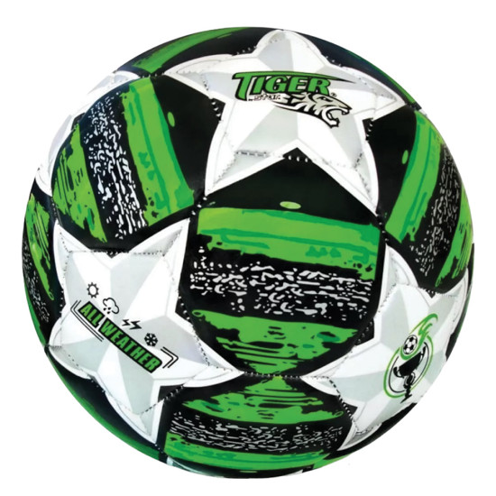 Star toys 35/810 μπάλα 23cm match line stars fluo green S.5