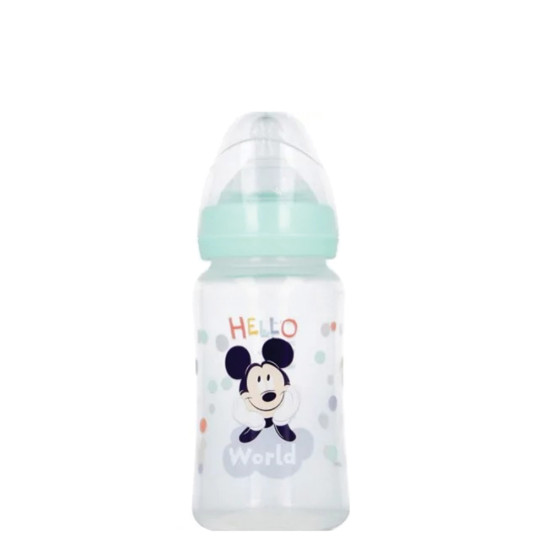 Stor 530-13002 μπιμπερό 240ml με θηλή σιλικόνης cool like mickey