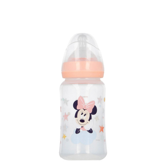 Stor 530-13102 μπιμπερό 240ml με θηλή σιλικόνης Minnie indigo dreams
