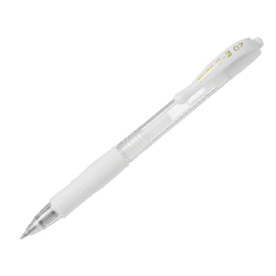 Pilot G-2 medium 0.7 στυλό gel λευκό παστέλ