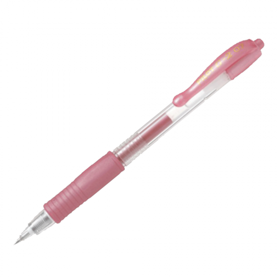 Pilot G-2 medium 0.7 στυλό gel μεταλλικό ροζ