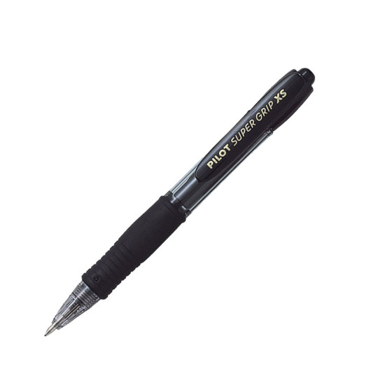 Pilot Super grip xs στυλό 1.0mm μαύρο