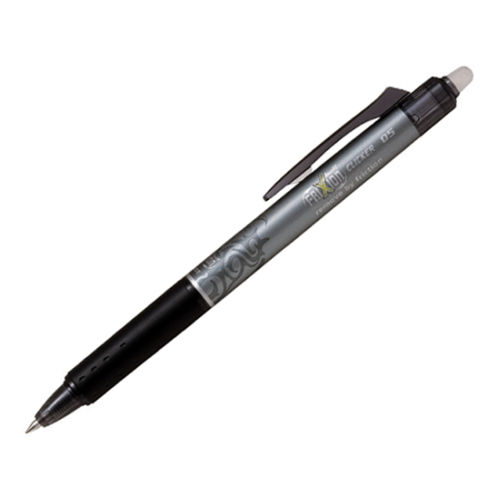 Pilot frixion clicker 0.5mm στυλό με γόμα μαύρο