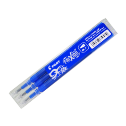 Pilot frixion 0.7mm ανταλλακτικό μελάνι μπλε 3τμχ