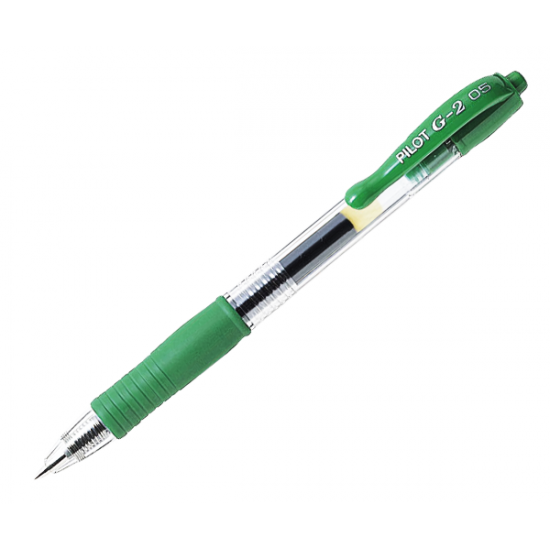 Pilot G-2 fine 0.5 στυλό gel πράσινο