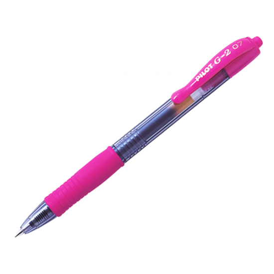 Pilot G-2 medium 0.7 στυλό gel φούξια