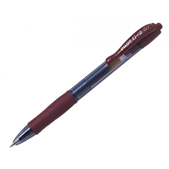 Pilot G-2 medium 0.7 στυλό gel καφέ