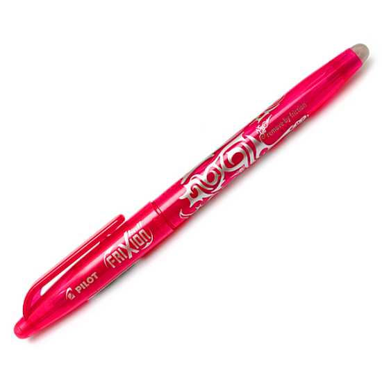Pilot frixion 0.7mm στυλό με γόμα φούξια