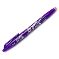 Pilot frixion 0.7mm στυλό με γόμα μωβ