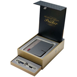 Parker Sonnet 1107.1101.16 Silver blue fountain pen Gift edition