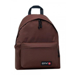 City The drop 95317 σακίδιο πλάτης coffee brown