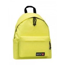 City The drop 96517 σακίδιο πλάτης citron yellow
