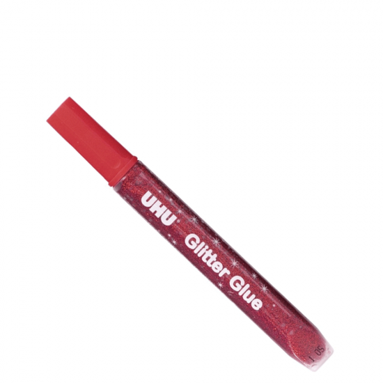 Uhu glitter glue 20ml κόκκινο