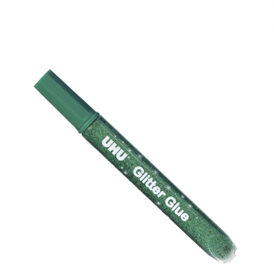 Uhu glitter glue 20ml πράσινο