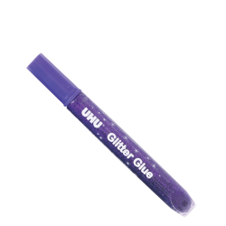 Uhu glitter glue 20ml μωβ