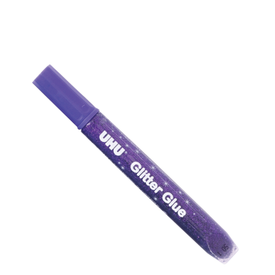 Uhu glitter glue 20ml μωβ