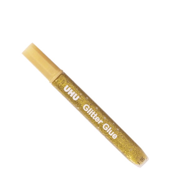 Uhu glitter glue 20ml χρυσό