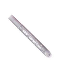 Uhu glitter glue 20ml ασημί