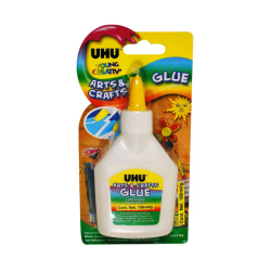 Uhu arts & crafts κόλλα λευκή 100ml