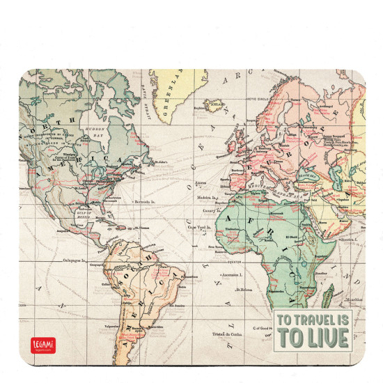 Legami MOU0010 mousepad Map