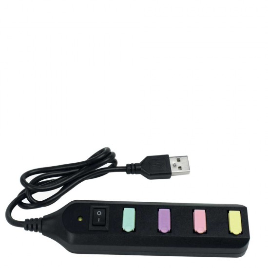 Legami MUA0001 Portable Mini USB1.0/1.1/2.0 Hub 4 θηρών μαύρο