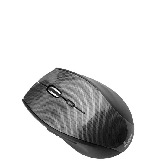 MediaRange MROS207 wireless mouse 2,4GHz 1600DPI carbon μαύρο