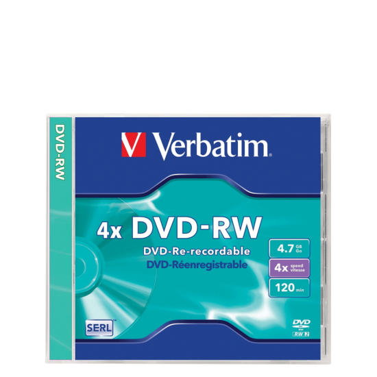 Verbatim DVD Re-Recordable 43284 DVD-RW επανεγγράψιμος δίσκος