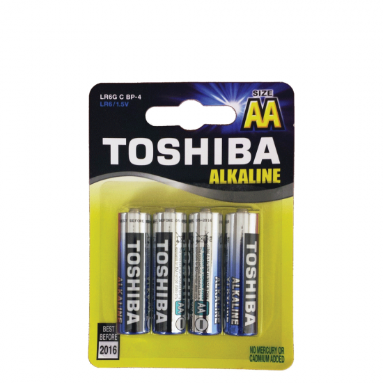 Toshiba LR06 589256 Αλκαλικές μπαταρίες AA 1.5v 4τμχ