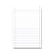 Skag Super Διεθνές τετράδιο μισό φύλλο 17x25cm 50φ μπλε