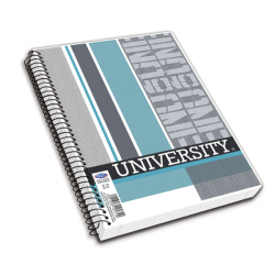 Skag University PP τετράδιο σπιράλ Α4 1θ 30φ
