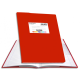 Skag Εξήγηση Super PP τετράδιο μισό φύλλο 17x25cm 50φ κόκκινο