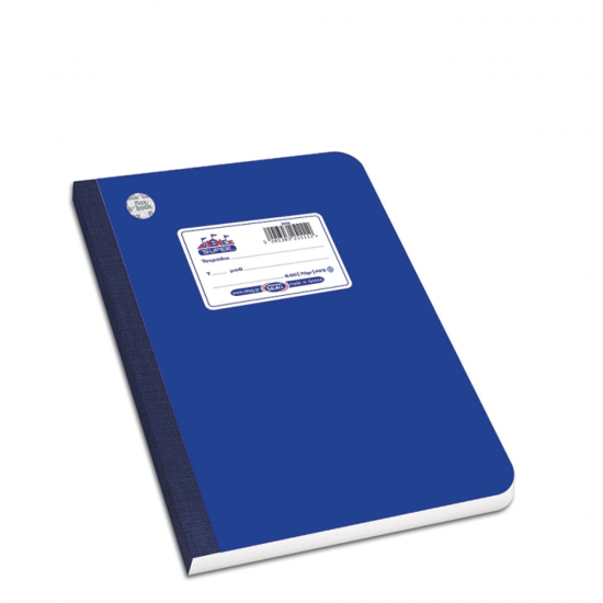 Skag Super Διεθνές flexbook τετράδιο ριγέ 17x25cm 60φ μπλε