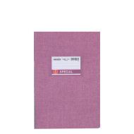Τυποτράστ Special jeans 4168 τετράδιο καρφίτσα ριγέ 17x25cm 50φ μωβ