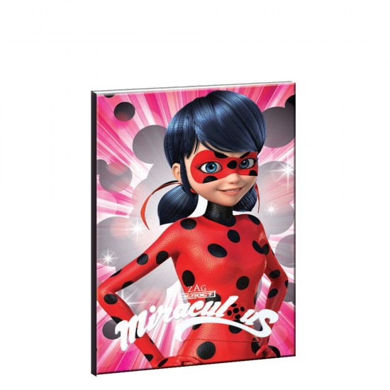 Gim Ladybug Paris 346-01400 τετράδιο καρφίτσα 17x25cm 40φ