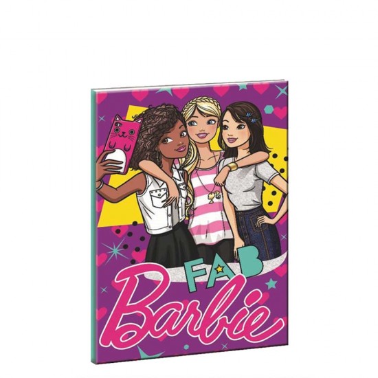 Gim Barbie 349-56400 τετράδιο καρφίτσα 17x25cm