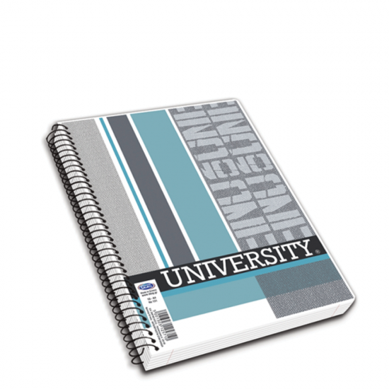 Skag University PP τετράδιο σπιράλ 17x25cm 4θ 120φ